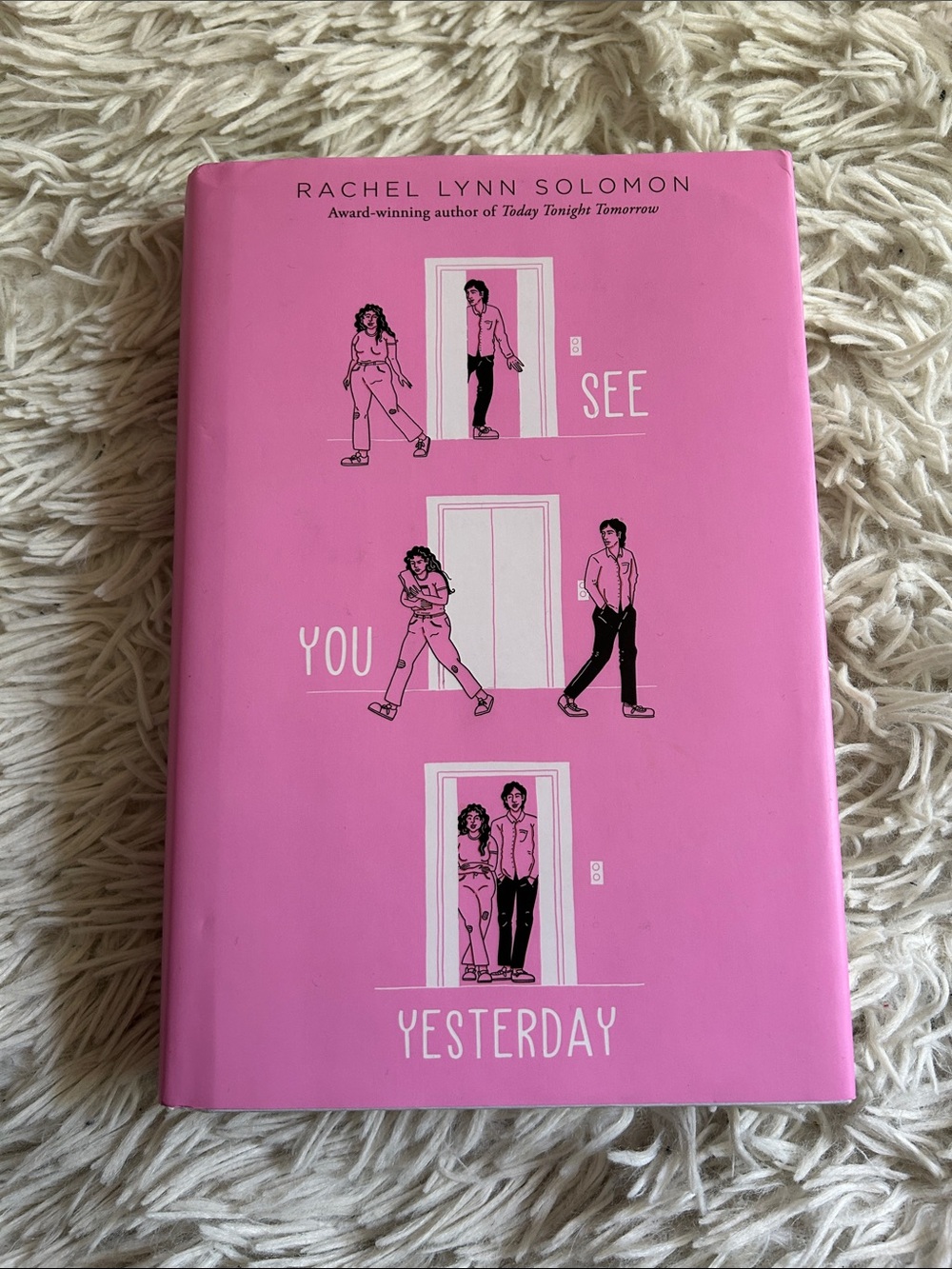 See You Yesterday by Rachel Lynn Solomon - Pink Hardcover